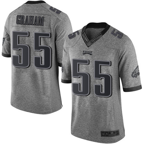 Men NFL Philadelphia Eagles 55 Brandon Graham Limited Gray Gridiron Football